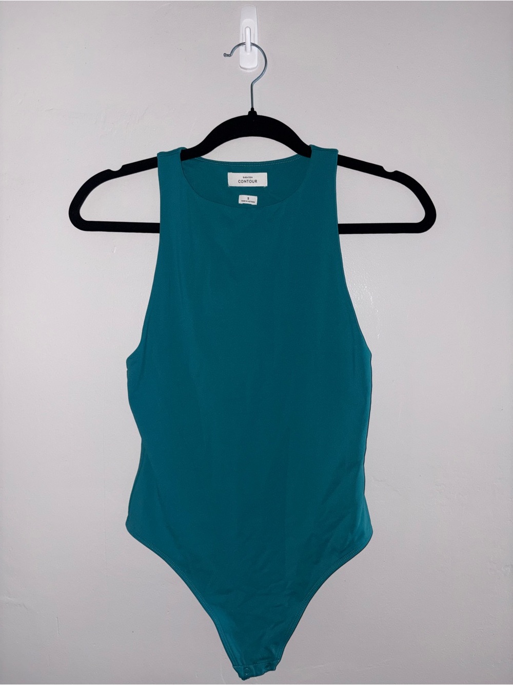 Babaton Contour Teal Sleeveless Bodysuit Top